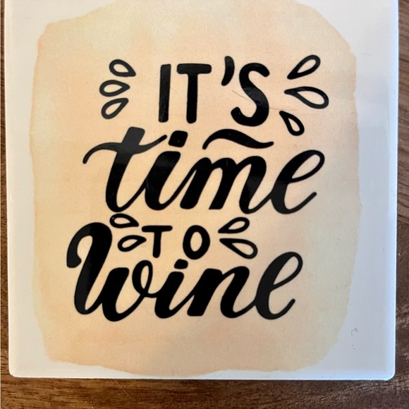 4 inch ceramic coaster - Picture 1 of 3